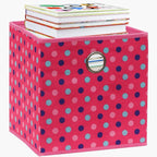 SIMPLE HOUSEWARE 10-Inch Collapsible Fabric Cube Storage Bin - Image 8
