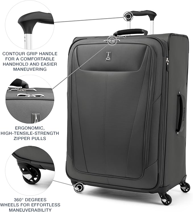 Travelpro Maxlite 5 Softside Expandable Checked Luggage - Image 6