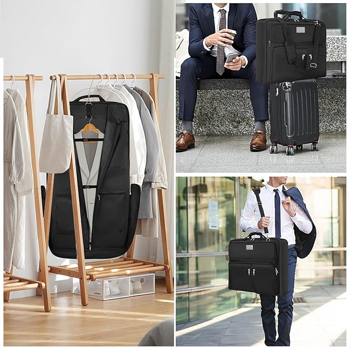 AKOZLIN Travel Luggage Garment Bag Foldable Hanging Suit Bag - Image 8