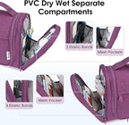 Narwey Hanging Toiletry Bag for Women Travel Makeup Bag Organizer Toiletries - Image 3