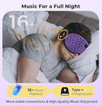 Sleep Mask Headphones with Bluetooth 5.4, LC-dolida Wireless Music Eye Mask - Image 6