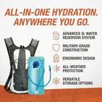 Military-Grade Hydration Backpack, 3L Water Reservoir Pack - Image 3