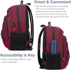 Boavan Laptop Backpack for men, 15.6 inch Laptop Bag - Image 5