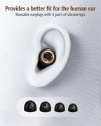 Ear Plugs for Sleeping Noise Cancelling: 45db Ultra-Comfy Reusable - Image 3
