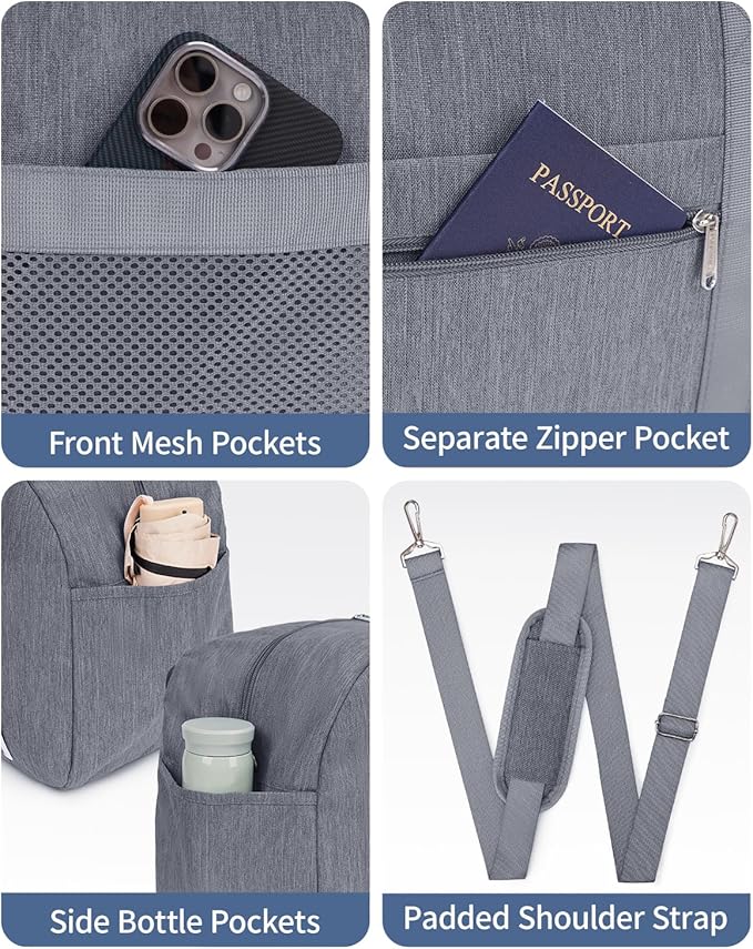 Narwey For Spirit Airlines Personal Item Bag 18x14x8, Small Duffle Bag for - Image 7