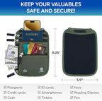 Neck Wallet – Travel Pouch and RFID Blocking Passport Holder - Image 2