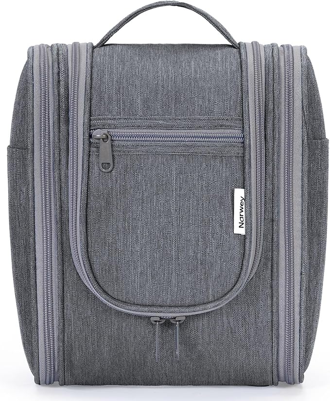 Narwey Small Hanging Toiletry Bag Women Travel Makeup Bag Organizer Toiletries - Image 2
