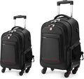 StarCloud 18-inch + 24-inch Checked Backpack Combo Set Large Rolling Backpack by STARCLOUD