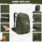 Maelstrom Tactical Backpack for Men, 40L Military Backpack, Water Resistant - Image 3