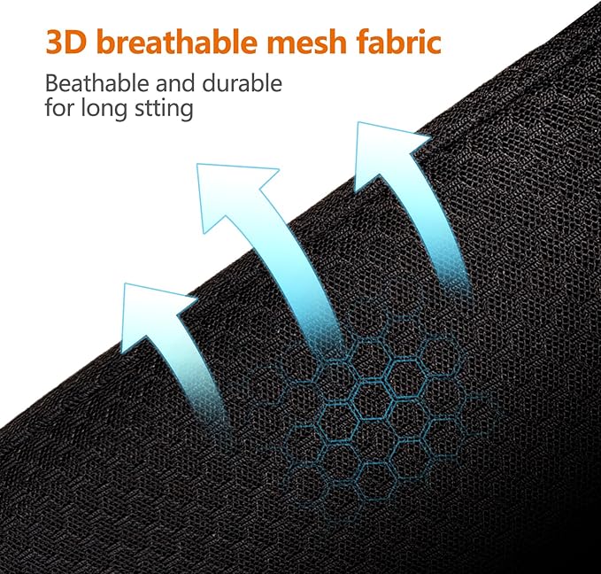 Sojoy Gel Seat Cushion, Portable Memory Foam Chair Seat Cushion - Image 8