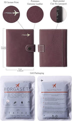 Genuine Leather Passport Case, RFID Passport Cover - Image 4
