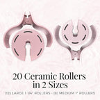 Remington Pro Hair Setter Hot Rollers, Curlers With Thermaluxe Advanced Thermal Technology (Pack of 2)
