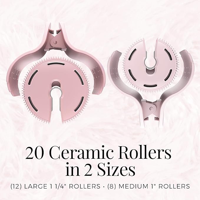 Remington Pro Hair Setter Hot Rollers, Curlers With Thermaluxe Advanced Thermal Technology (Pack of 2)