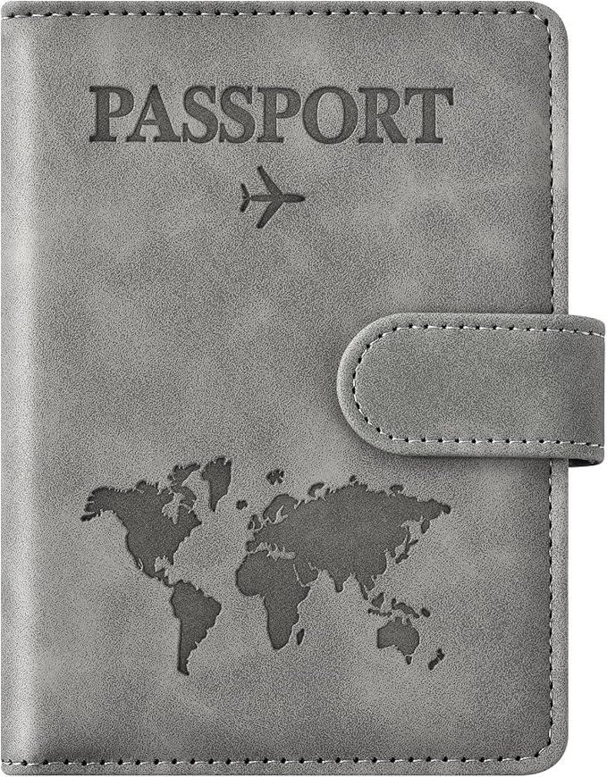 Eoehro Passport Holder for Travel Essentials, Passport Wallet Cover Case for by welcometoEoehro