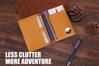 STAR VISTA Albatross Leather Travel Passport Holder, Minimalist Design - Image 6