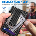 Airtag Wallet for Men, with Money Clip Gift Boxed, Slim Front Pocket Wallet - Image 6