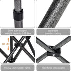 Mesh Folding Camping Chairs for Adults, Oversized Portable Outdoor Chairs - Image 6