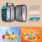 Hap Tim Lunch Box, Insulated Lunch Bag, Reusable Lunchbox Cooler Bag Shark - Image 3