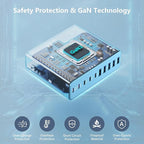 320W USB C Charger Block, 10-Port USB C Charging Station GaN III PD 65W PC - Image 5