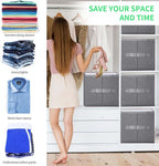 Jeans Organizer for Closet, Foldable Wardrobe Clothes Organizer - Image 5