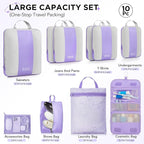 10 Set Compression Packing Cubes - Image 2