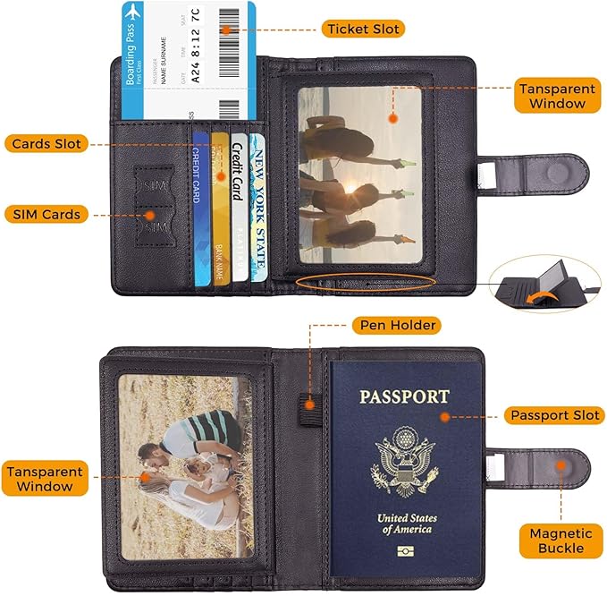 Melsbrinna Rfid Passport Holder - Image 3