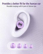 Ear Plugs for Sleeping Noise Cancelling: 45db Ultra-Comfy Reusable - Image 5