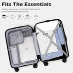 Coolife Carry On Luggage Airline Approved - Image 6