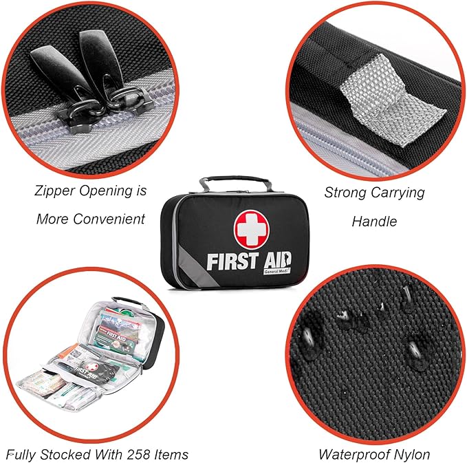 General Medi 2-in-1 First Aid Kit + 43 Piece Mini First Aid Kit -Includes Ice - Image 3