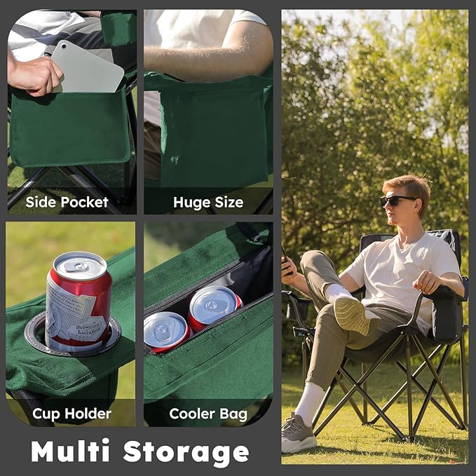 Oversized Folding Camping Chairs - Image 6
