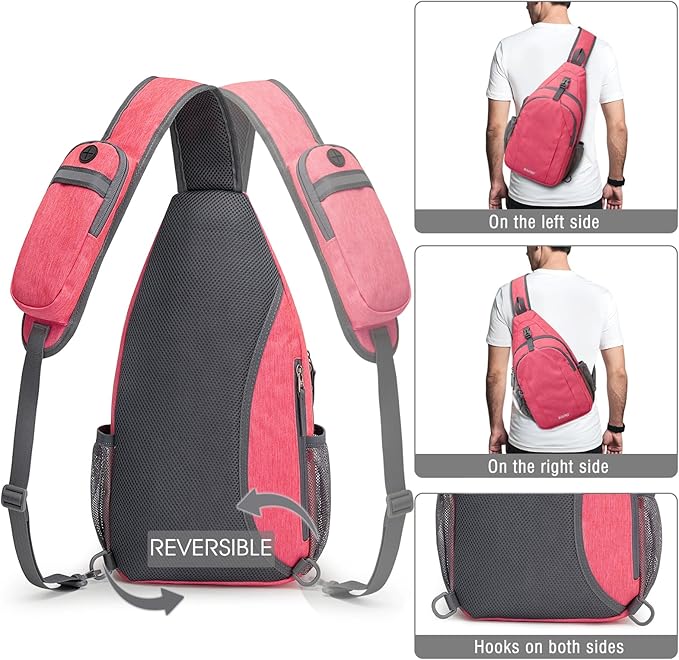 G4Free Sling Bag RFID Blocking Sling Backpack Crossbody Chest Bag Daypack - Image 7
