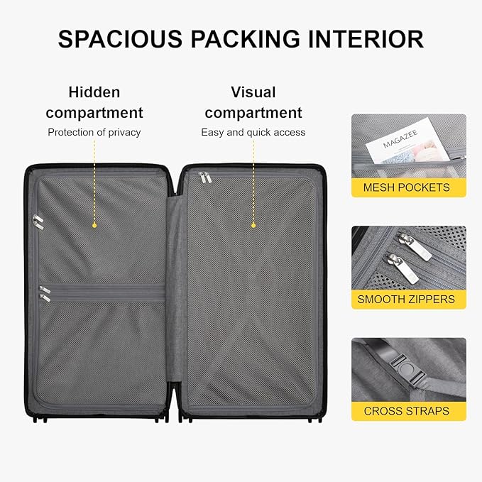 LEVEL8 Trunk Luggages, 28 Inch Luggage - Image 8