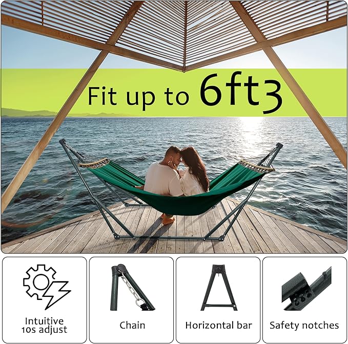 Tranquillo Sturdy Steel Hammock Stand - Image 2