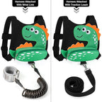 Accmor Toddler Harness Leash + Anti Lost Wrist Link, Cute Dinosaur Kids Leash - Image 3