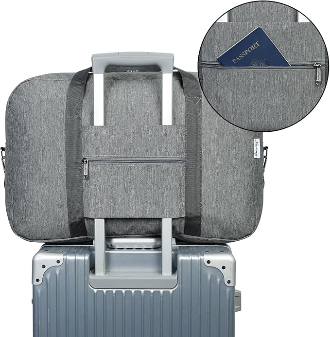 Narwey Foldable Carry on Luggage 22x14x9 Airline Approved Duffle Bag - Image 5