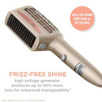 INFINITIPRO BY CONAIR 4-in-1 Frizz Free Styling Hair Dryer, 1875W Hair Dryer and 4 Attachments