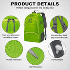 HOLYLUCK 20L lightweight packable Hiking Daypack Foldable Backpack - Image 4