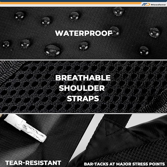 Lightweight Packable Hiking Backpack, 30L Back Pack Travel Outdoor Waterproof - Image 5
