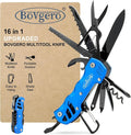 Multitool Knife, 16 in 1 Pocket Knife, Handmade Multi Tool Knife, Birthday by Bovgero