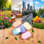 500 Sheets Colorful Disposable Soap Paper 5 Boxes Hand Cleaner Fragrance Mini - Image 7