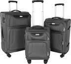 3-Piece Softside Expandable Luggage Set by WireHot