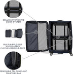 Travelpro Platinum Elite Softside Expandable Checked Luggage, 8 Wheel Spinner - Image 3