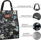 Lunch Bags for Women Insulated Reusable Lunch Tote - Image 3