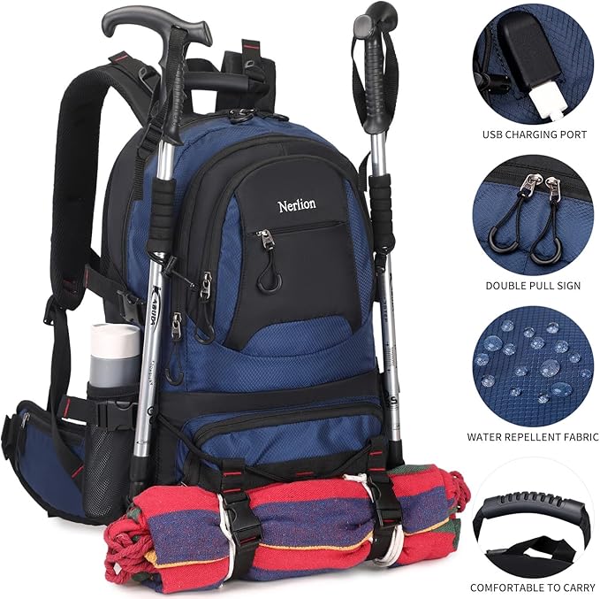 Nerlion 40L Hiking Backpack Travel Backpack - Image 2