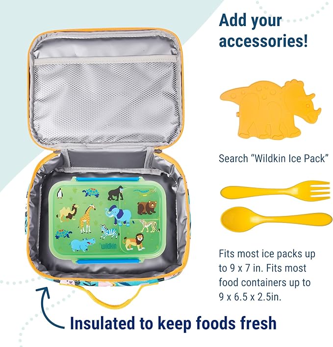 Wildkin Kids Insulated Lunch Box – Durable and Reusable - Image 5