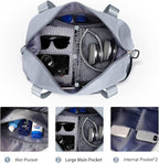 Travel Duffel Bag, Sports Tote Gym Bag, Shoulder Weekender Overnight Bag - Image 6