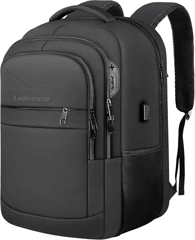 Travel Backpack, Large Carry on Backpack, 17 Inch Laptop Bag, Big Sturdy by Lapsouno