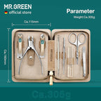 MR.GREEN Manicure Sets Pedicure Kits Stainless Steel Nail Clipper Personal Care - Image 5