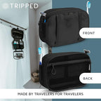 Toiletry Bag Kit Set: Hanging Travel Toiletry Bag + 311 TSA Cosmetic Liquid Bag - Image 9