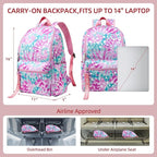 OMOUBOI 14 inch Travel Laptop Backpack - Image 5